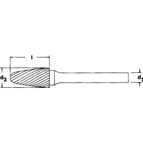 Roterende fil HM form F PROCUT