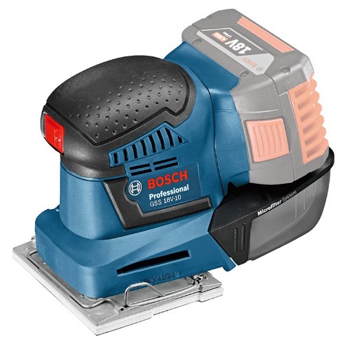 Eksentersliper BOSCH GSS 18 V-10 uten batteri