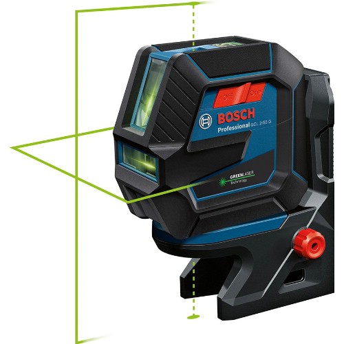 Kysrs- og punktlaser BOSCH GCL 2-50 G + RM10