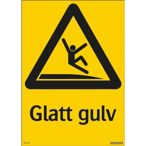 Skilt glatt gulv