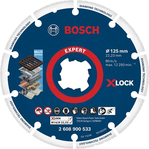 Diamantkappeskive BOSCH Expert for Metall X-Lock